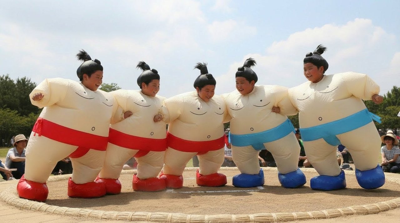 סומו מתנפח — Sumo Master