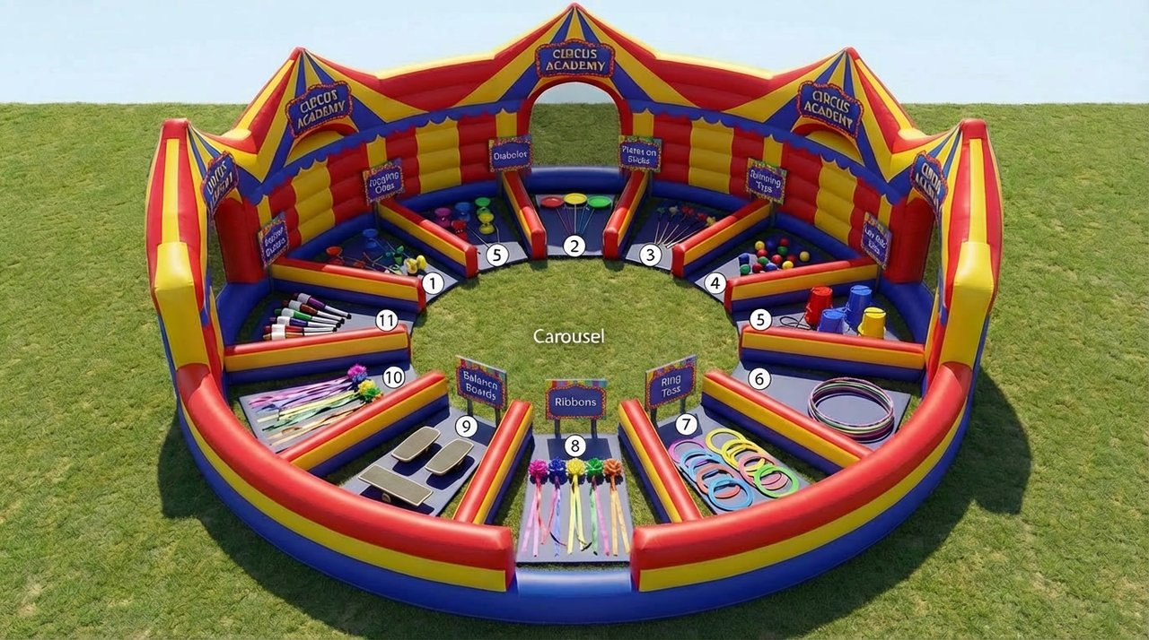 קרקס ולהטוטנות — Circus Academy